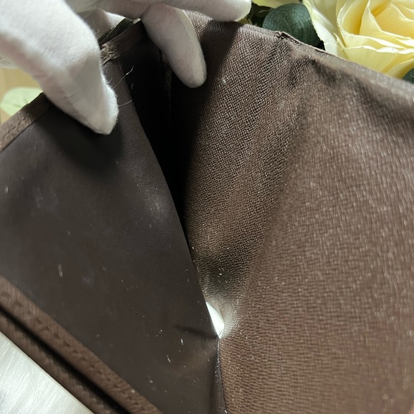 Louis Vuitton Damier Ebene Canvas Alexandra Wallet authentic vintage PRE-OWNED - Picture 8 of 17